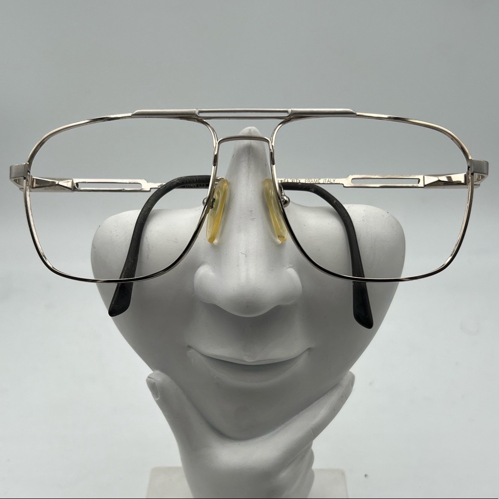 Vintage Eyetel Silver Pilot Sunglasses Frames